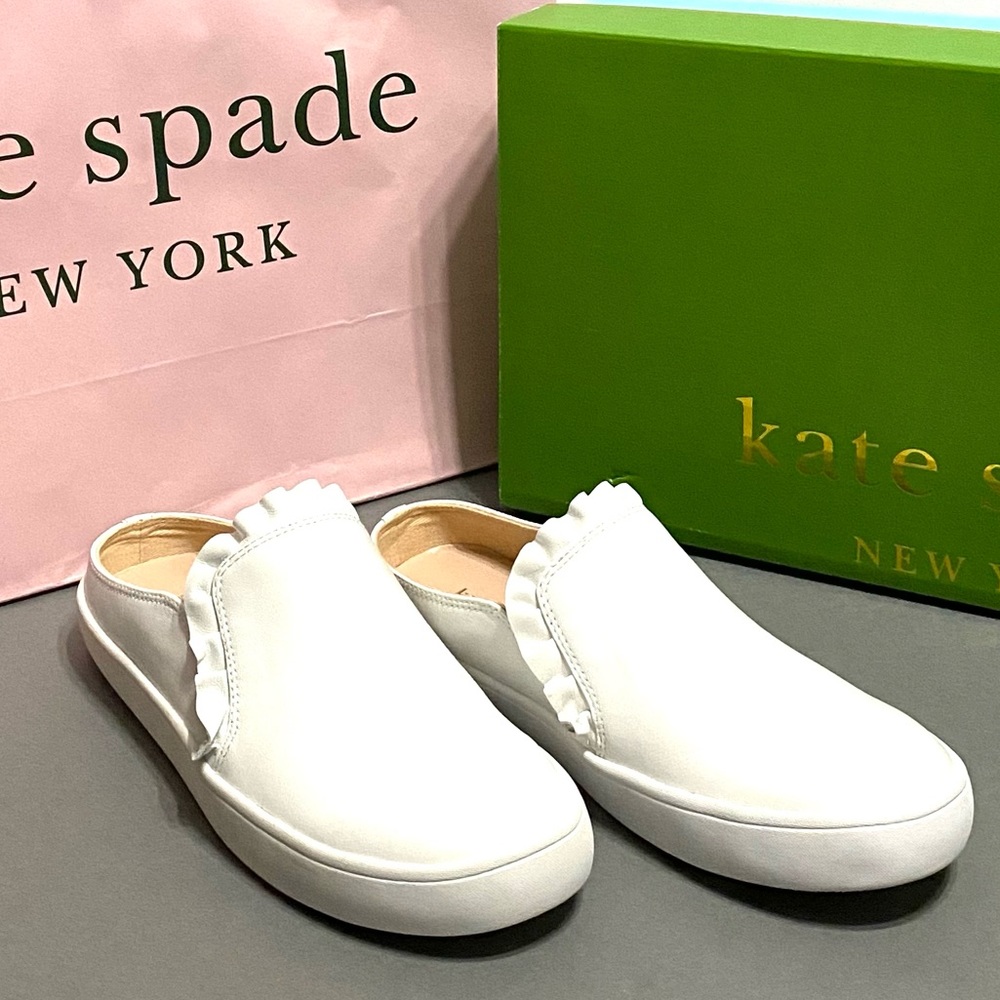 🆕 ♠️ Kate Spade Leather Backless Sneakers